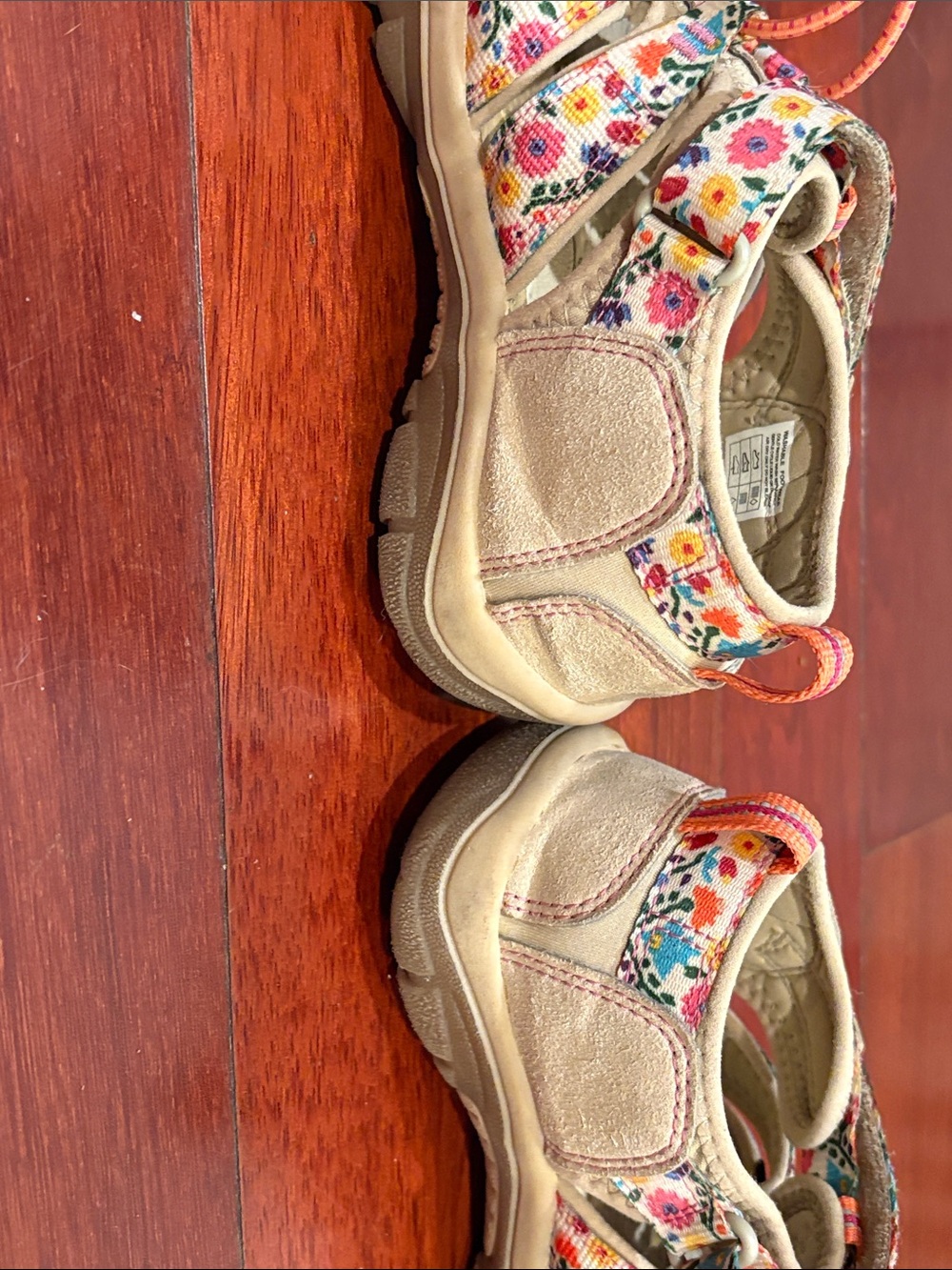 Kids' Newport H2 Water Friendly Sandal Keen Safari Birch Size US 2 Floral - Picture 12 of 13